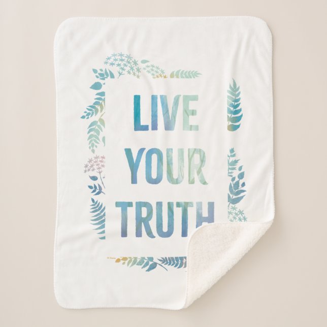 Frozen 2: Live Your Truth Sherpa Blanket (Front)