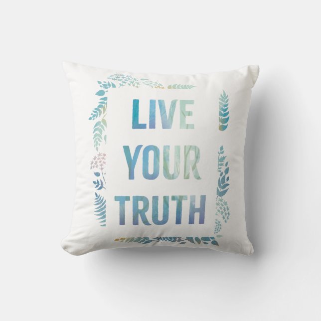 Frozen 2: Live Your Truth Throw Pillow (Front)