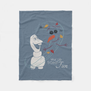 Frozen 2: Olaf And The Wind Fleece Blanket