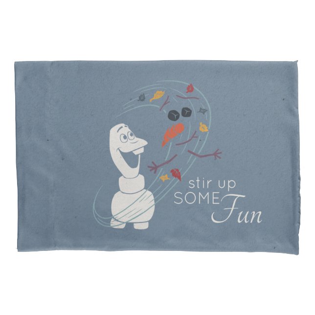 Frozen 2: Olaf And The Wind Pillowcase (Front)