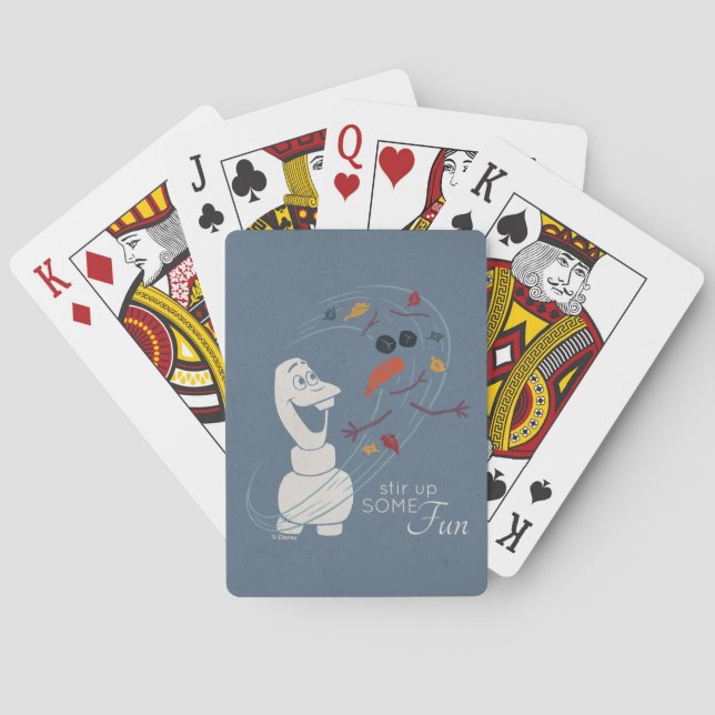 Frozen 2: Olaf And The Wind Playing Cards (Back)