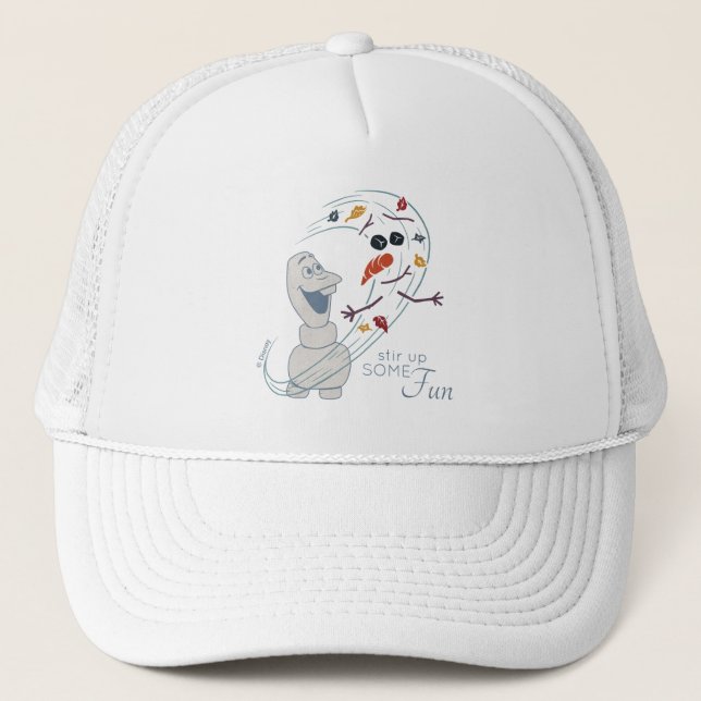 Frozen 2: Olaf And The Wind Trucker Hat (Front)