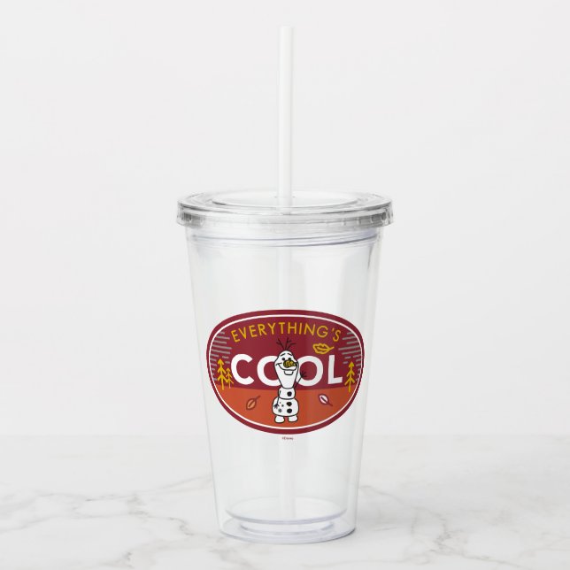 Frozen 2 | Olaf - Everything's Cool Acrylic Tumbler (Front)