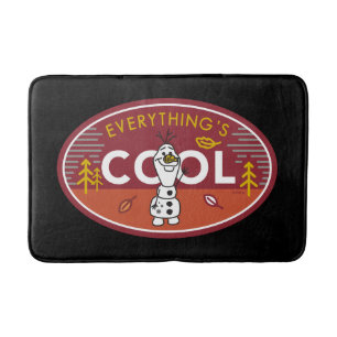 Frozen 2 Olaf - Everything's Cool Bath Mat