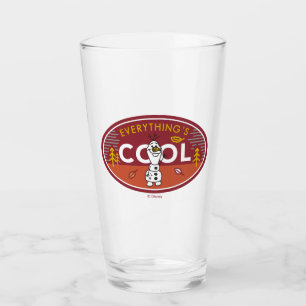 Frozen 2 Olaf - Everything's Cool Glass
