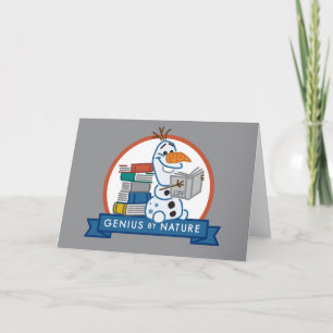 Frozen 2 Olaf - Genius by Nature Badge Card
