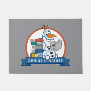 Frozen 2   Olaf - Genius by Nature Badge Doormat