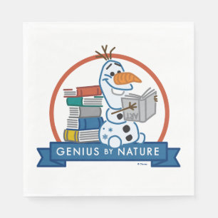 Frozen 2 Olaf - Genius by Nature Badge Napkin