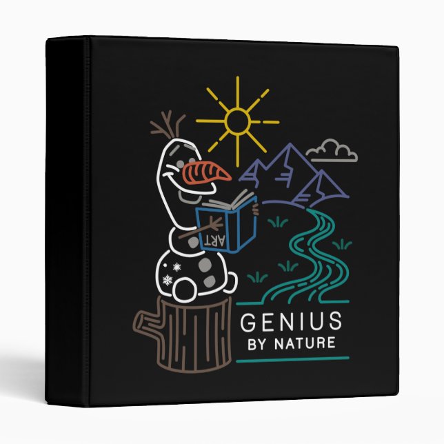 Frozen 2 | Olaf - Genius by Nature Binder (Front/Spine)