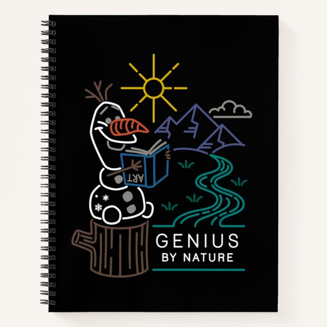 Frozen 2 | Olaf - Genius by Nature Notebook (Front)