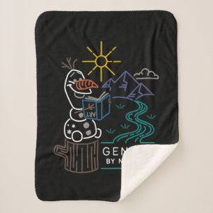 Frozen 2 Olaf - Genius by Nature Sherpa Blanket
