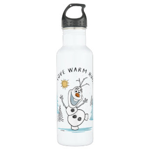 Frozen 2   Olaf "I Love Warm Hugs" Sketch 710 Ml Water Bottle