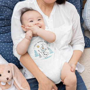 Frozen 2   Olaf "I Love Warm Hugs" Sketch Baby Bodysuit