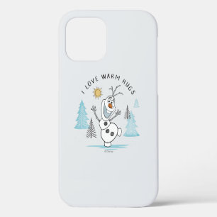 Frozen 2   Olaf "I Love Warm Hugs" Sketch iPhone 12 Case