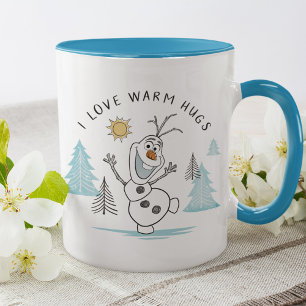 Frozen 2   Olaf "I Love Warm Hugs" Sketch Mug