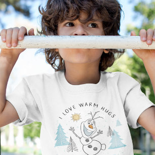 Frozen 2   Olaf "I Love Warm Hugs" Sketch T-Shirt