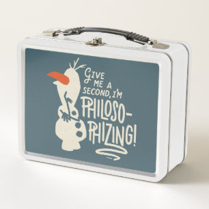 Frozen 2: Olaf   I'm Philosophizing! Metal Lunch Box