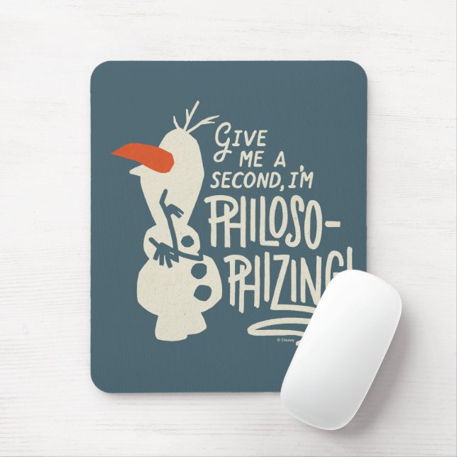 Frozen 2: Olaf | I'm Philosophizing! Mouse Pad (With Mouse)