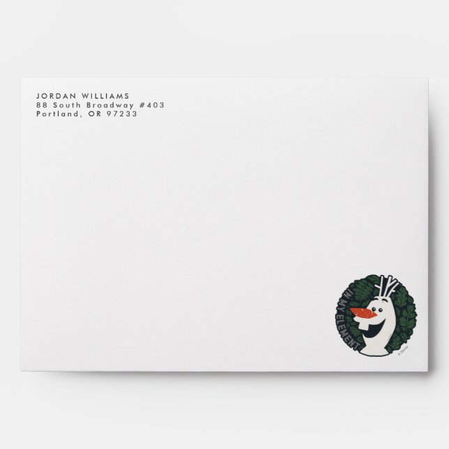 Frozen 2: Olaf | In My Element Envelope (Front)