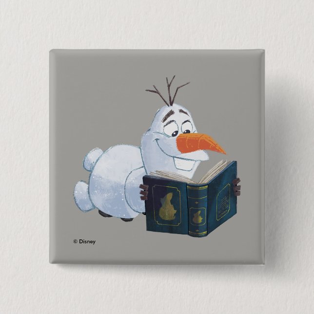 Frozen 2 | Olaf - In My Natural Element 2 Inch Square Button (Front)