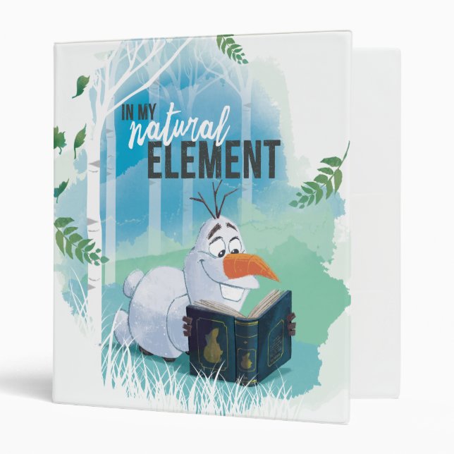 Frozen 2: Olaf | In My Natural Element Binder (Front/Inside)