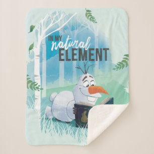 Frozen 2: Olaf   In My Natural Element Sherpa Blanket