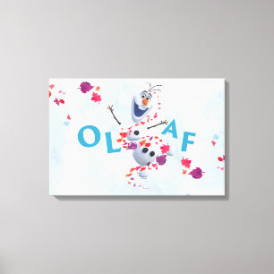 Frozen 2: Olaf In The Breeze Canvas Print