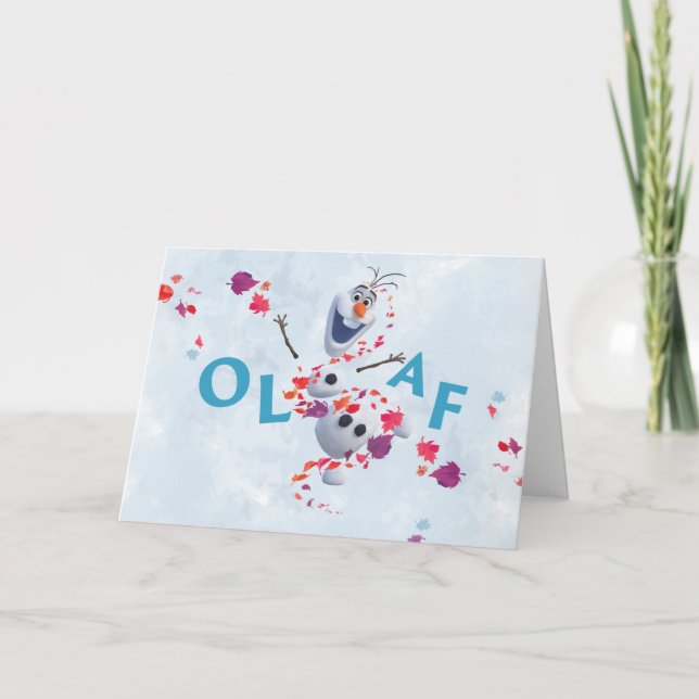 Frozen 2: Olaf In The Breeze Card (Front)