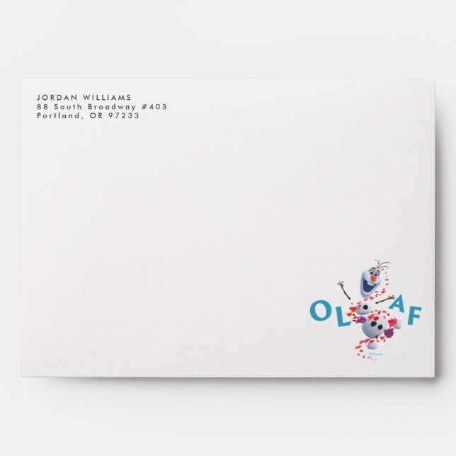 Frozen 2: Olaf In The Breeze Envelope (Front)