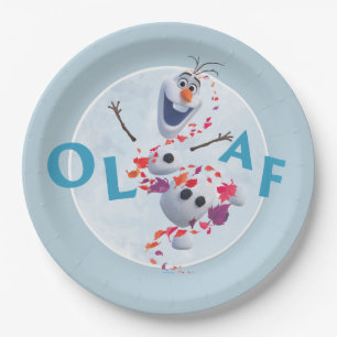 Frozen 2: Olaf In The Breeze Paper Plate