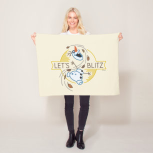 Frozen 2 Olaf - Let's Blitz Fleece Blanket