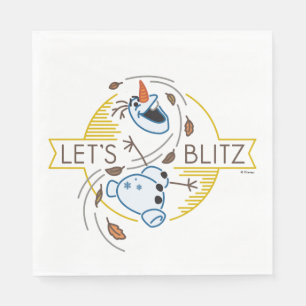 Frozen 2 Olaf - Let's Blitz Napkin