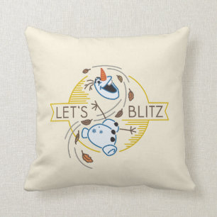 Frozen 2 Olaf - Let's Blitz Throw Pillow