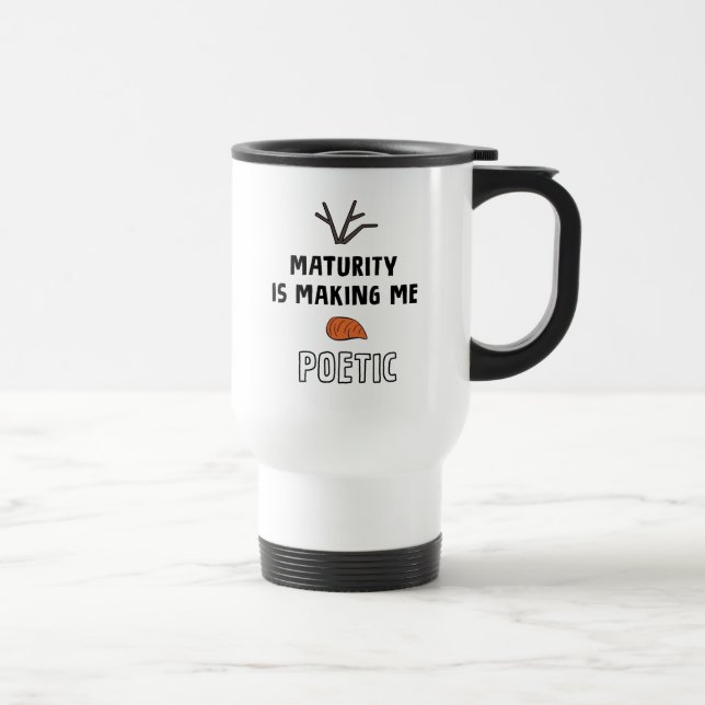 Frozen 2 | Olaf "Maturity Is Making Me Poetic" Travel Mug (Right)