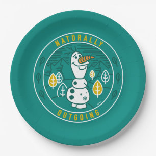 Frozen 2 Olaf - Naturally Outgoing Paper Plate