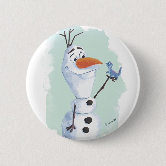 Frozen 2: Olaf | Nature Is Magical 2 Inch Round Button (Front)