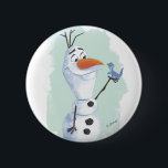 Frozen 2: Olaf | Nature Is Magical 2 Inch Round Button<br><div class="desc">Frozen 2 | Check out this illustrated painting of Olaf holding a salamander,  featuring the words "Nature Is Magical".</div>