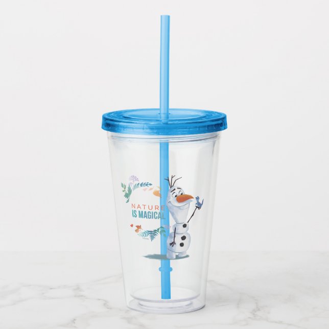 Frozen 2: Olaf | Nature Is Magical Acrylic Tumbler (Front)