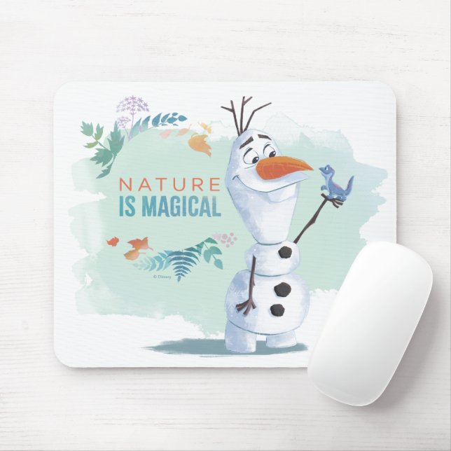 Frozen 2: Olaf | Nature Is Magical Mouse Pad (With Mouse)