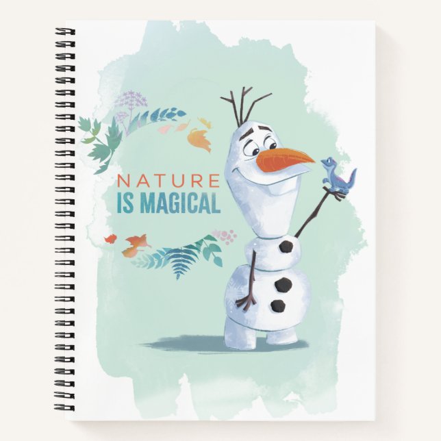 Frozen 2: Olaf | Nature Is Magical Notebook (Front)