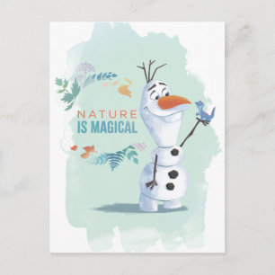 Frozen 2: Olaf   Nature Is Magical Postcard