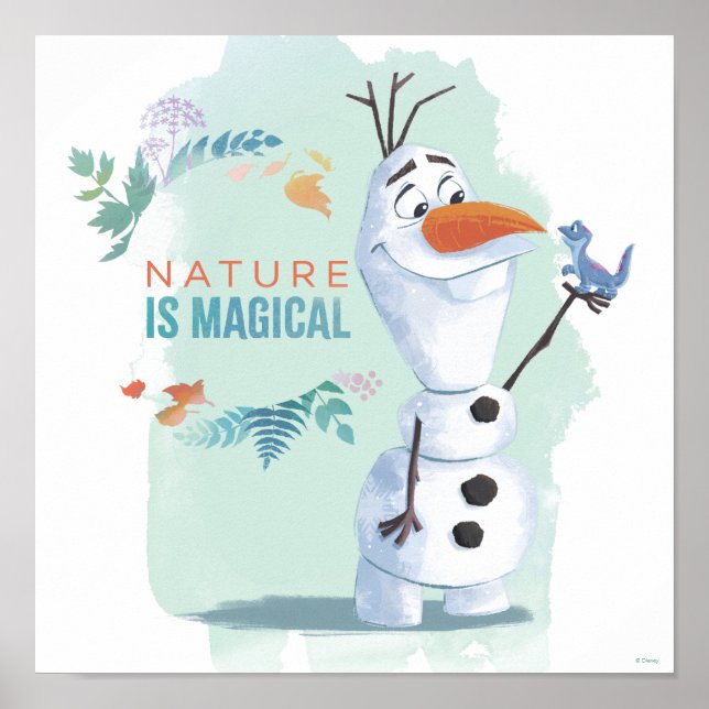 Frozen 2: Olaf | Nature Is Magical Poster (Front)