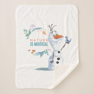 Frozen 2: Olaf Nature Is Magical Sherpa Blanket