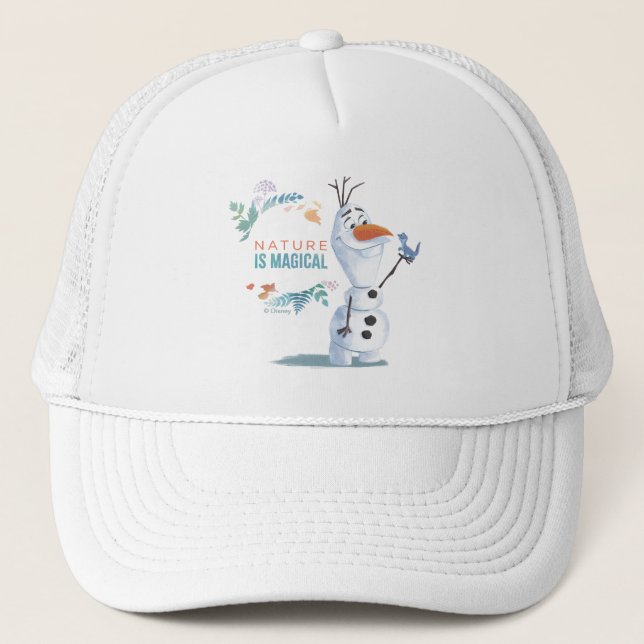 Frozen 2: Olaf | Nature Is Magical Trucker Hat (Front)