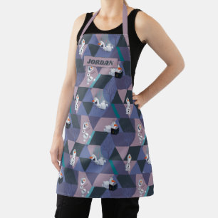 Frozen 2   Olaf Purple Geometric Pattern Apron