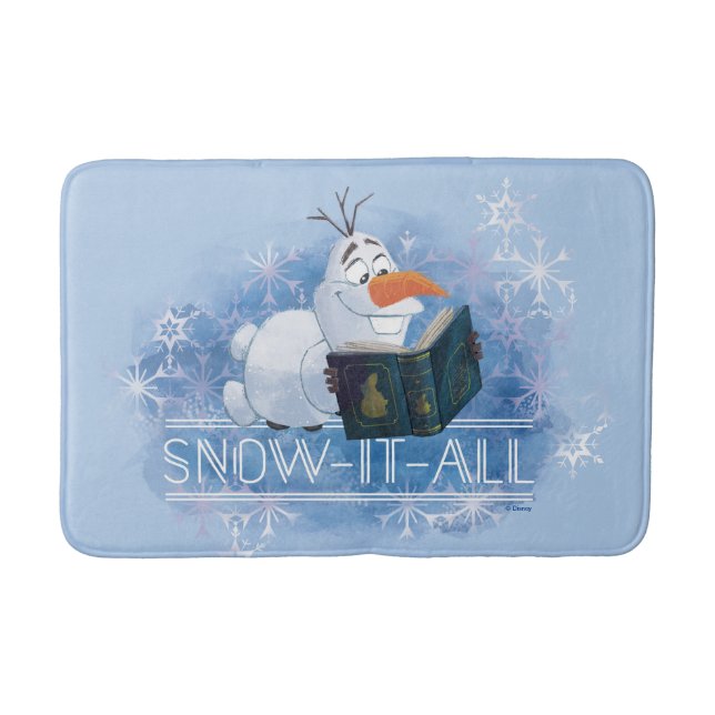 Frozen 2: Olaf | Snow-It-All Bath Mat (Front)