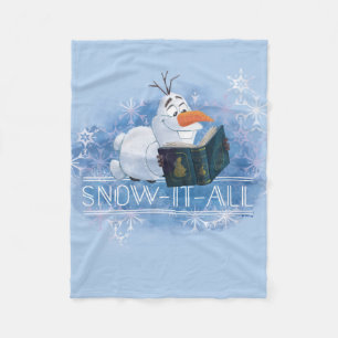 Frozen 2: Olaf   Snow-It-All Fleece Blanket