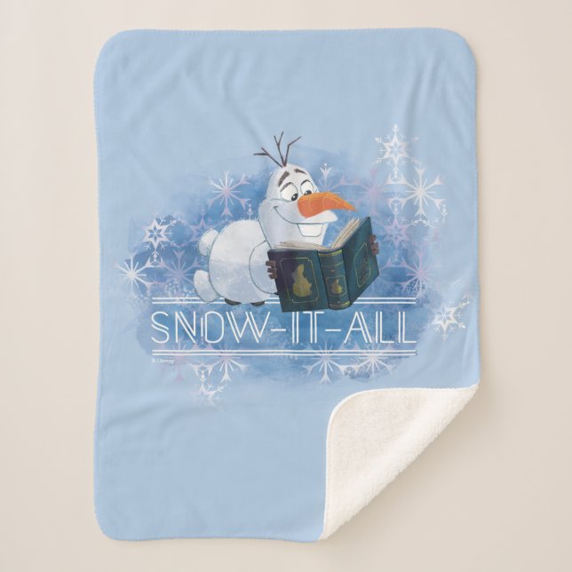 Frozen 2: Olaf | Snow-It-All Sherpa Blanket (Front)