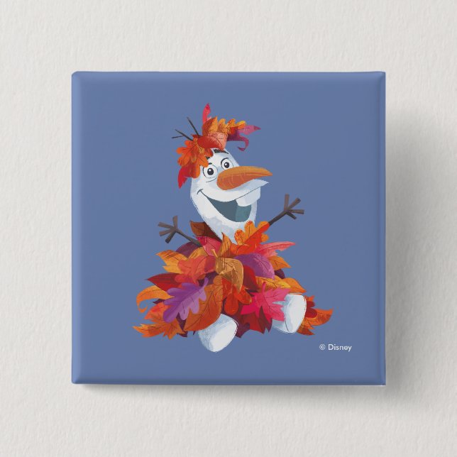 Frozen 2 | Olaf - Stir Up Some Fun! Inch Square Button (Front)