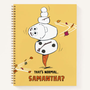 Frozen 2   Olaf "That's Normal… Samantha?" Notebook